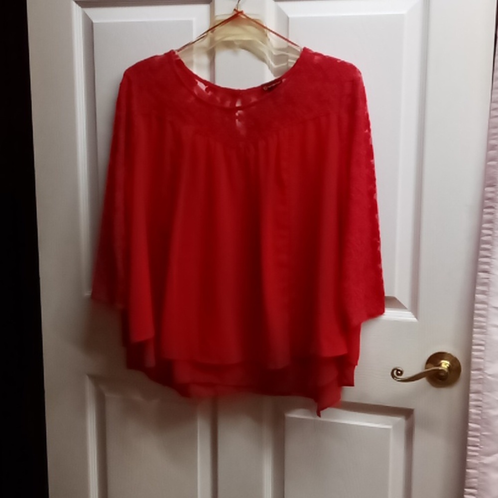 Beautiful red bouse
